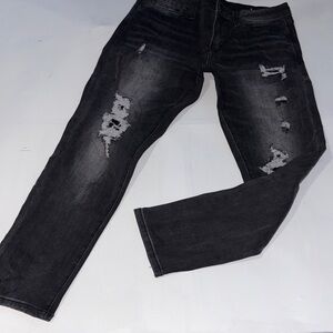 NWOT Rue 21 Premium Distressed Black Jeans for Men 32/30